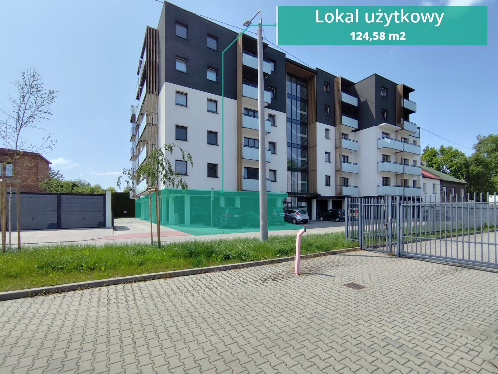 Inwestycyjny Lokal Usługowy 124m² | Centrum Czechowice-Dziedzice | Nowy Budynek — zdjęcie 2