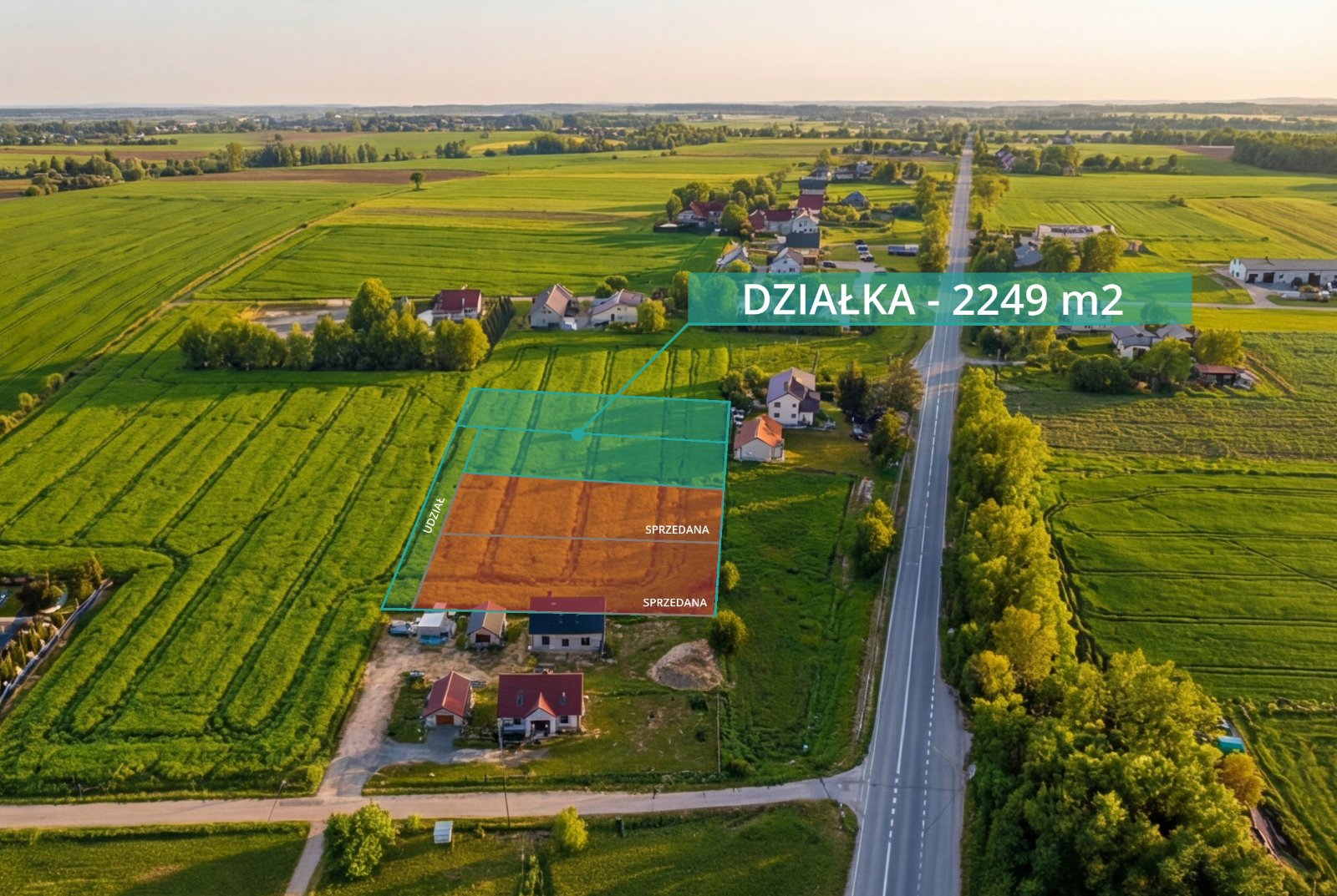 Działka Budowlana 1056 m² Pruchna – Media, Natura, Twój Wymarzony Dom — zdjęcie 3